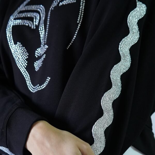 Black Face Hoodie - Image 2